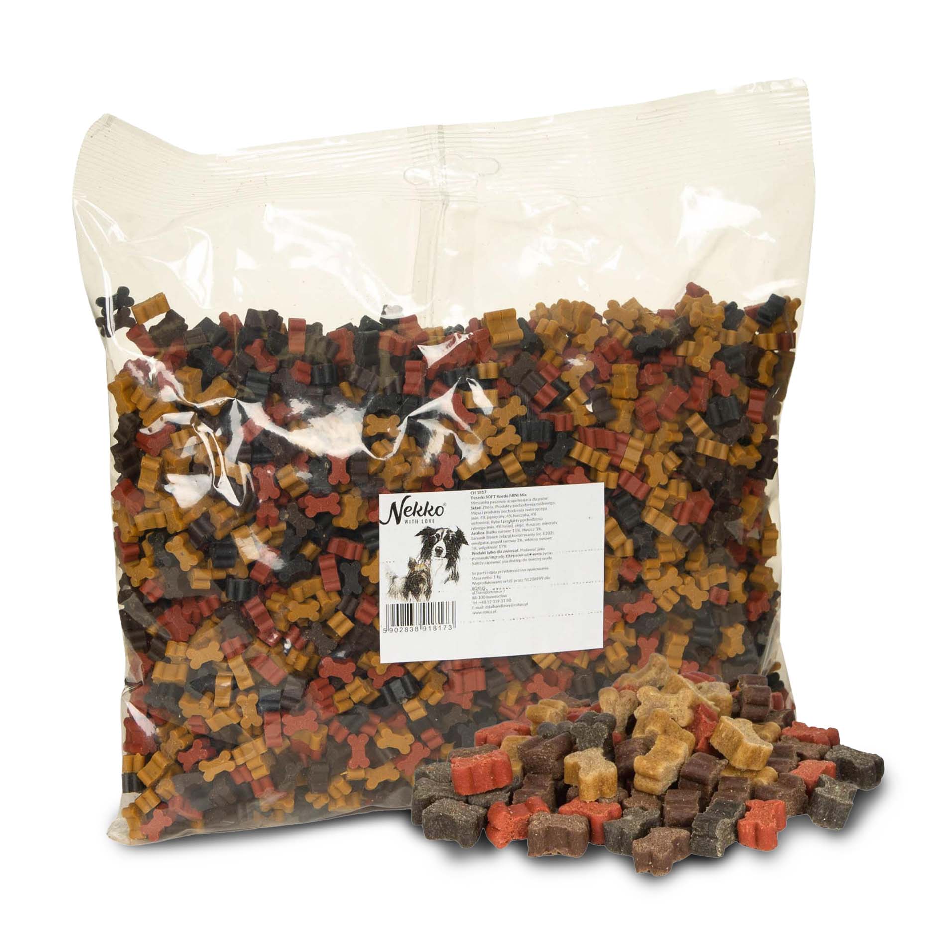 Treserki SOFT Kostki MINI Mix