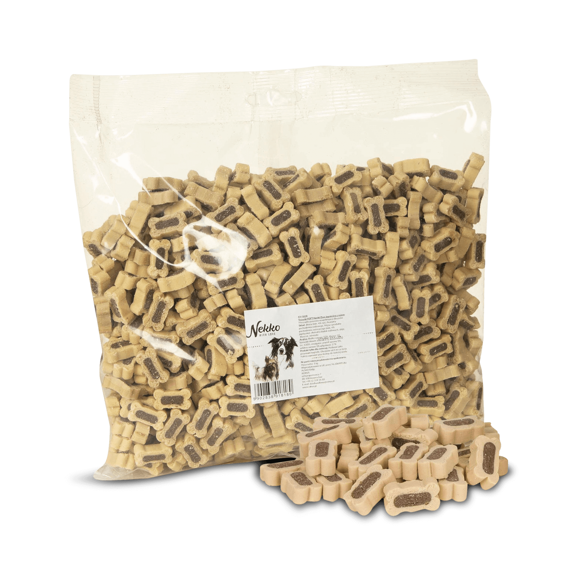 Treserki SOFT Kostki Duo Jagnięcina/Ryż