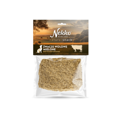 NEKKO NATURAL SNACK Żwacze wołowe mielone 100g