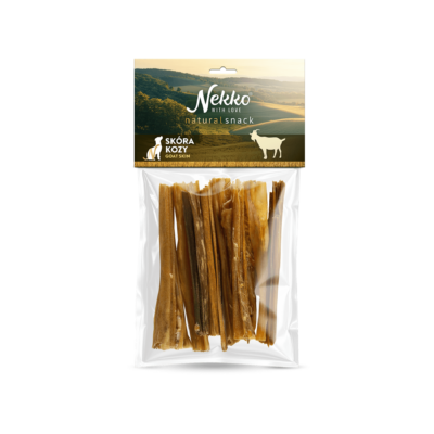NEKKO NATURAL SNACK Skóra kozy 100g
